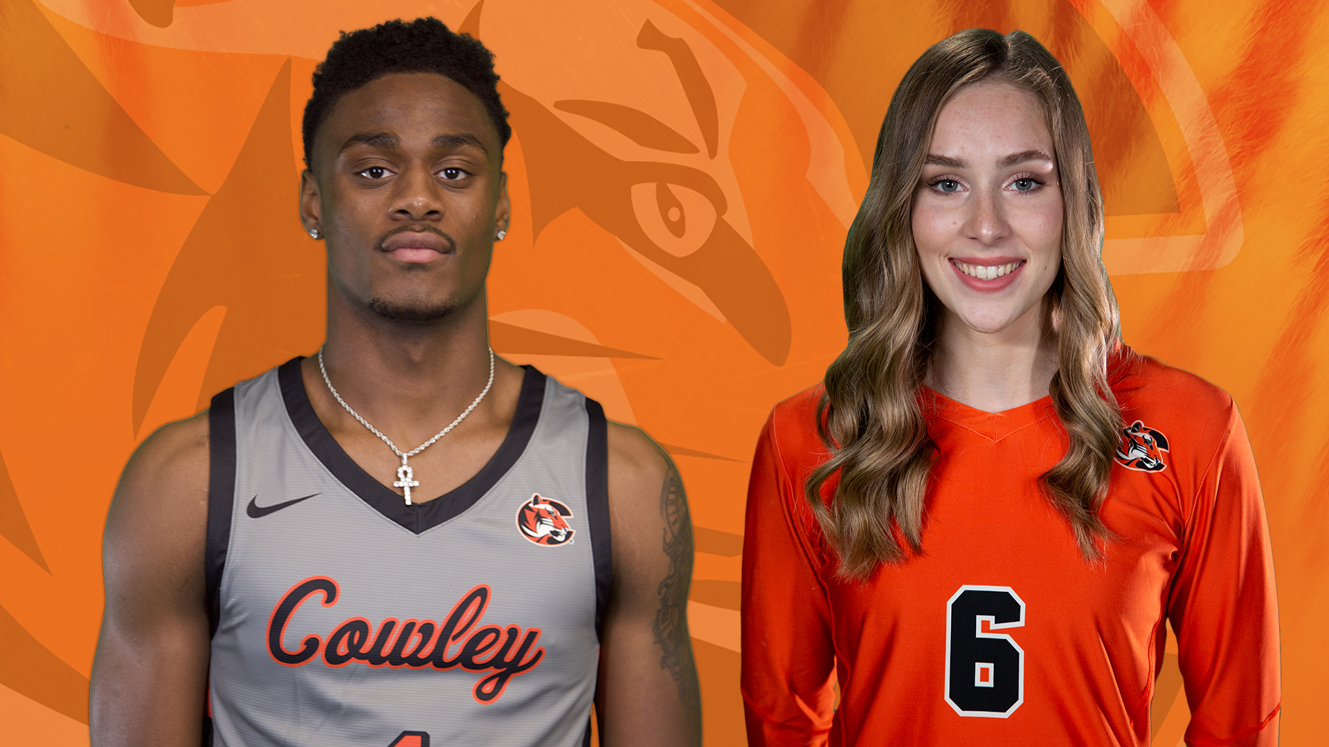 Cameron, Beougher named November Athletes of the Month