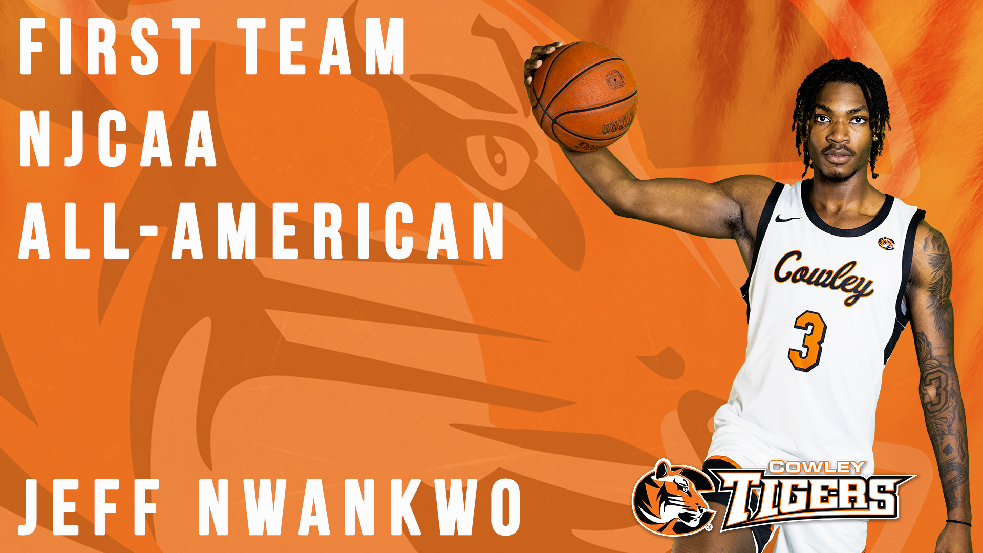 Jeff Nwankwo was recently named a First Team NJCAA All-American