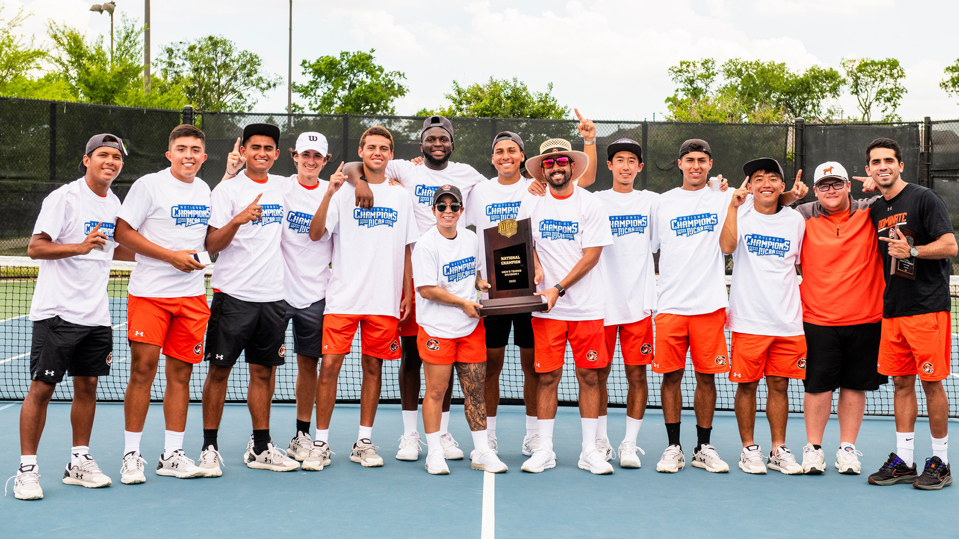 National Champs!! Tiger tennis team brings home first title since 1991