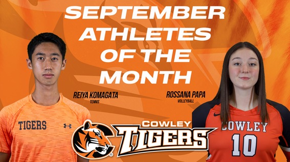 Komagata, Papa named September Athletes of the Month