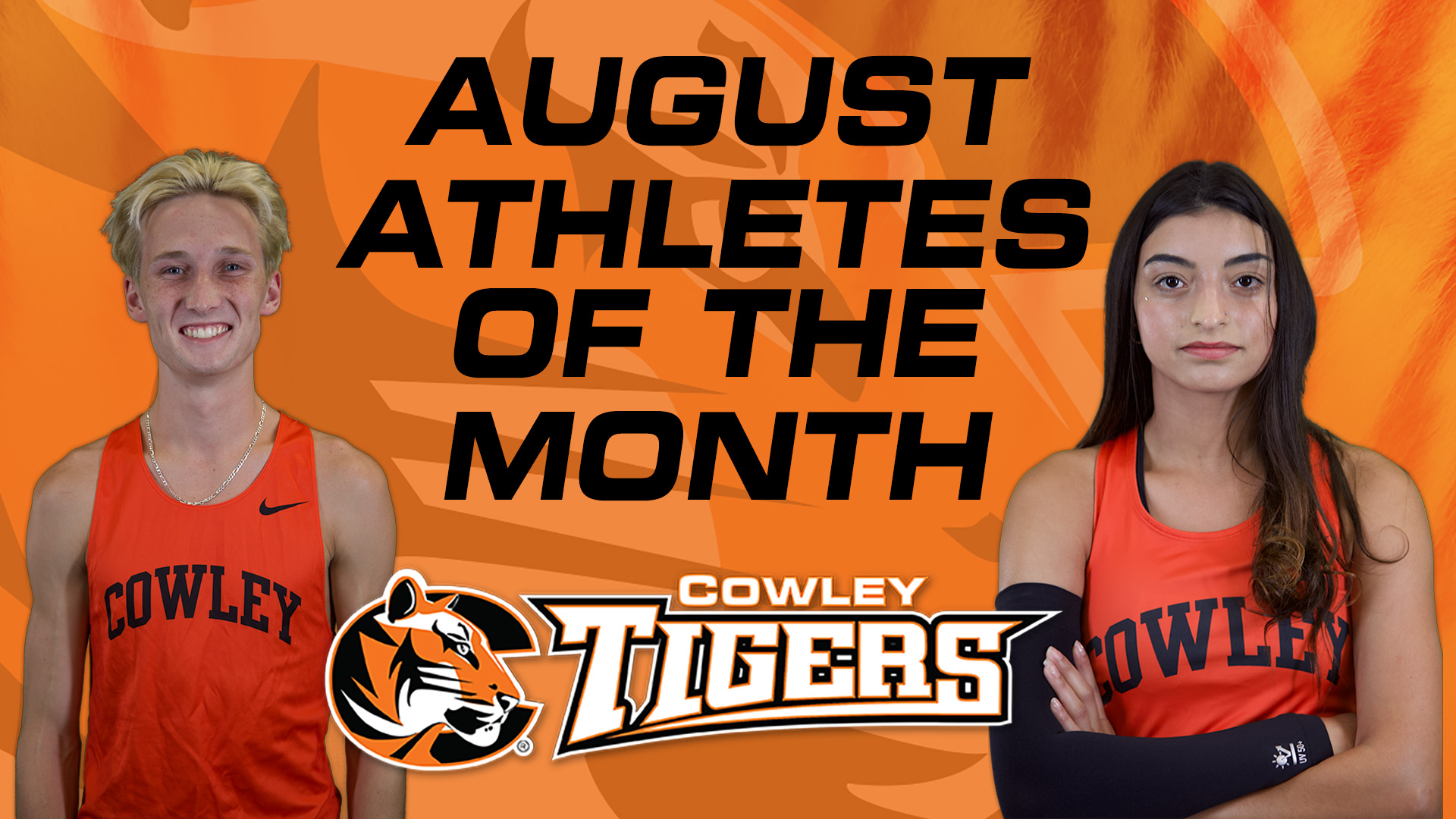 Bickle, Vaz named Cowley College August Athletes of the Month

 