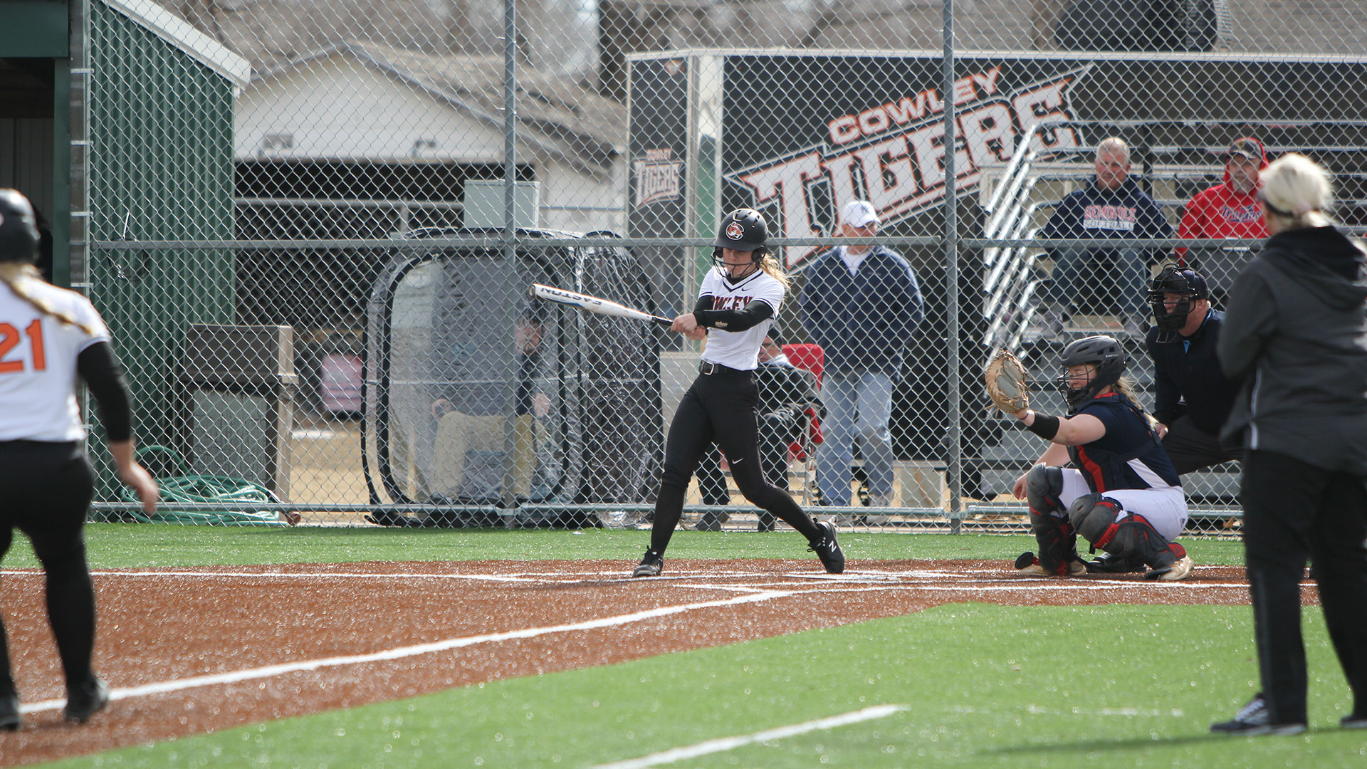Lady Tigers drop challenging season-opening doubleheader