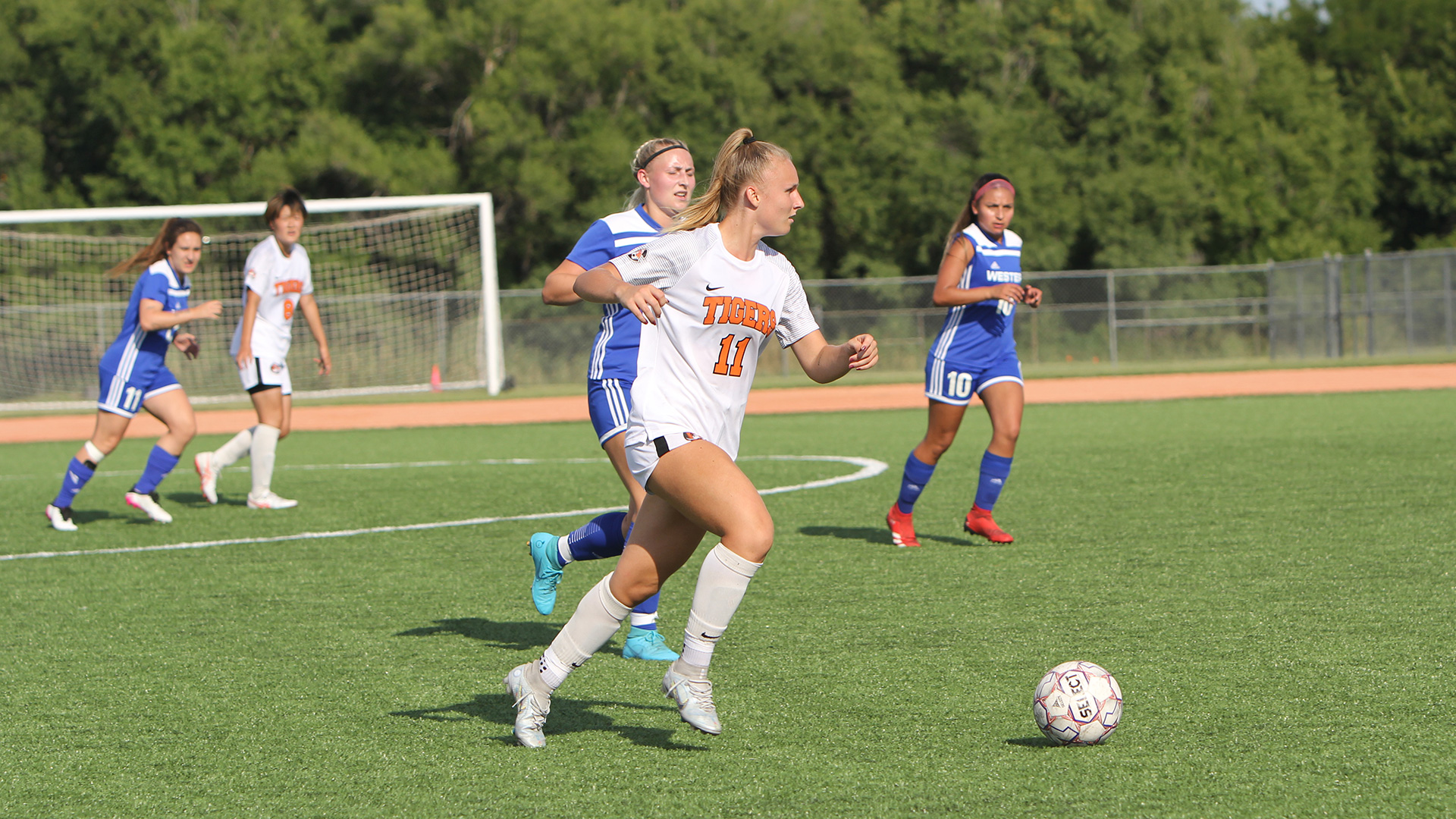 Four Lady Tigers score in 4-1 win over Western Texas College