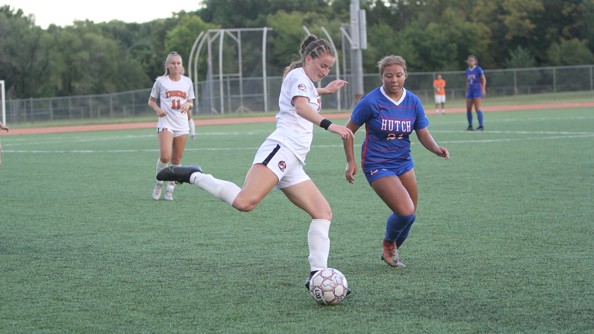 Hutchinson trips up Lady Tiger soccer team 2-1