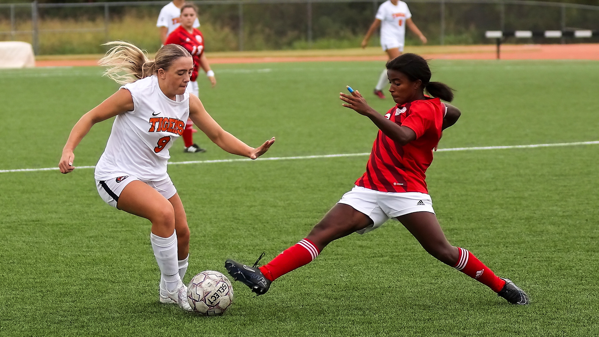 A pair of late goals lifts the Lady Tiger soccer team to a 3-1 road win