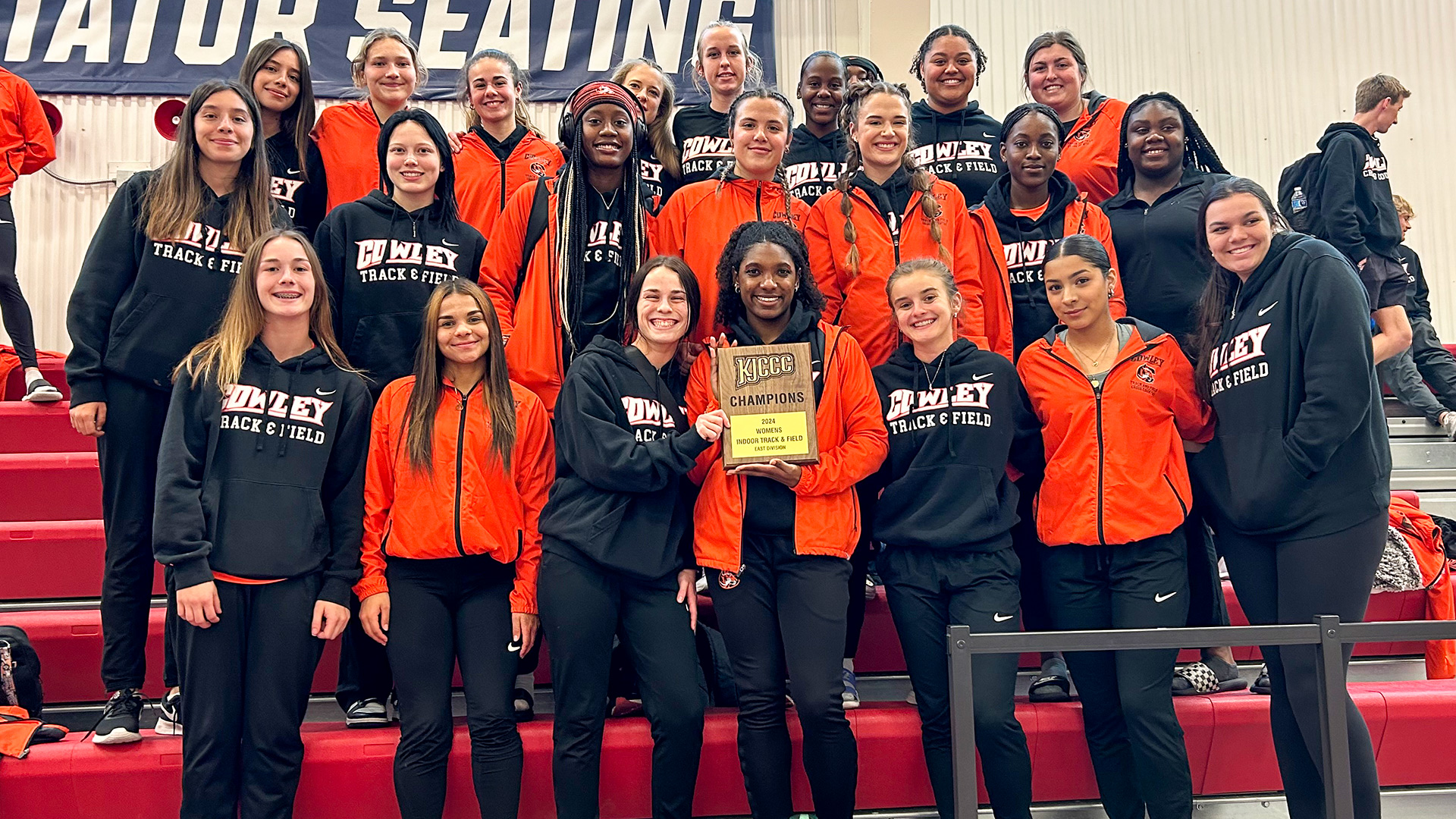 Lady Tigers capture first indoor conference title since 2019