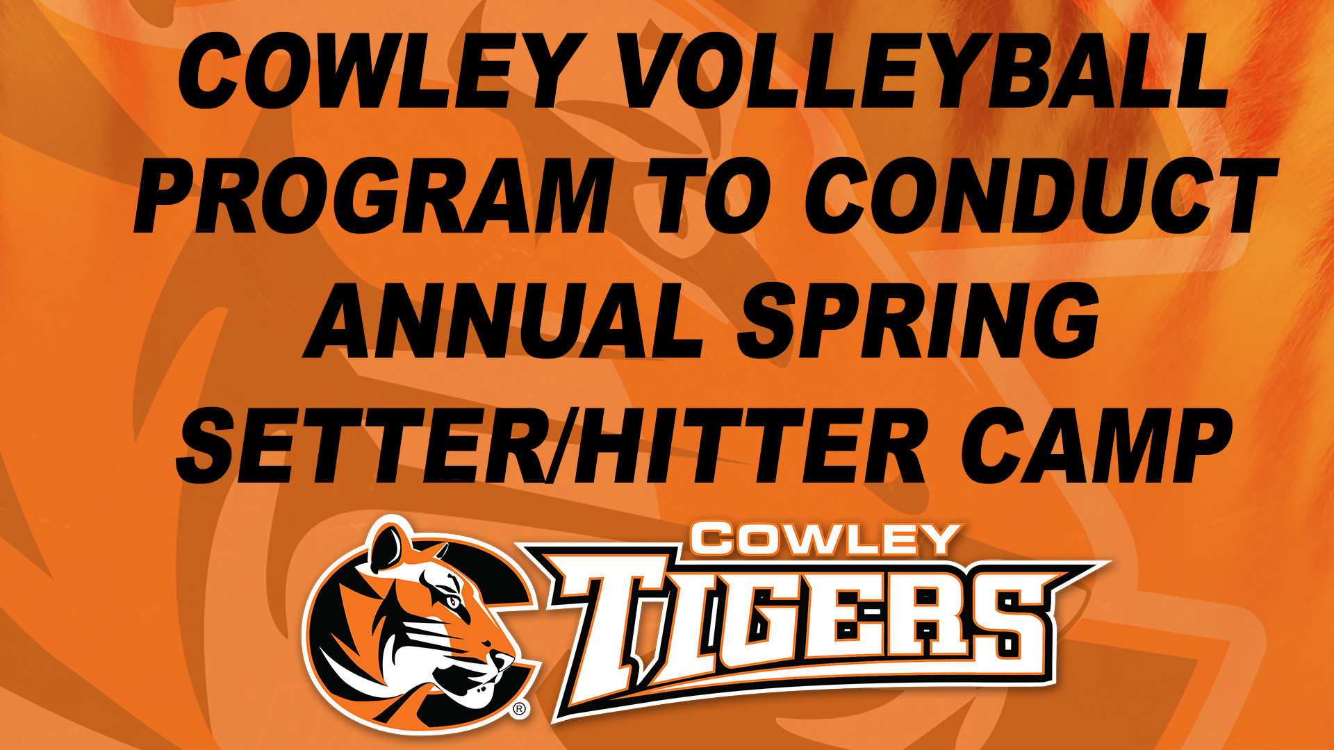 Cowley volleyball program to conduct annual spring setter/hitter camp