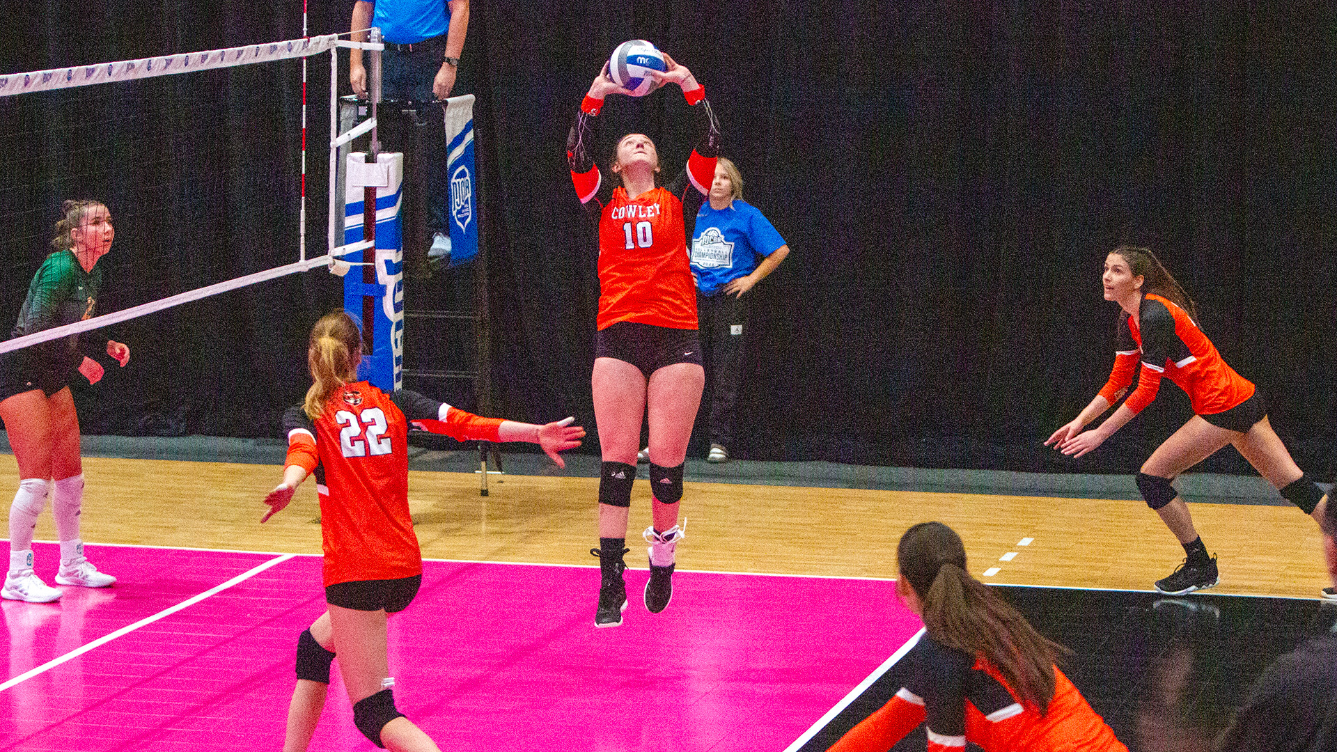National Champs! Cowley volleyball wins title in five sets