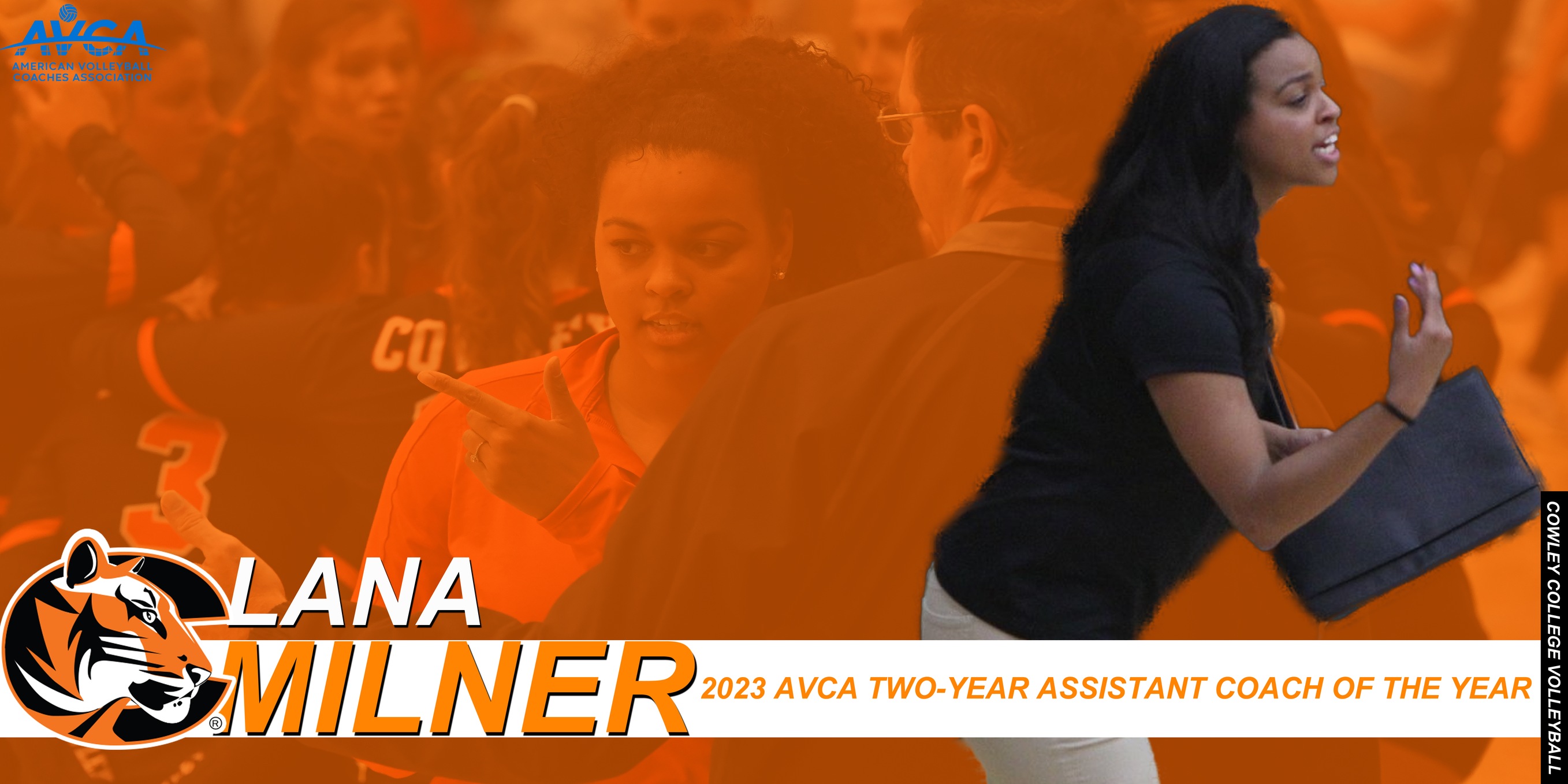 Milner named AVCA Two-Year Assistant Coach of the Year