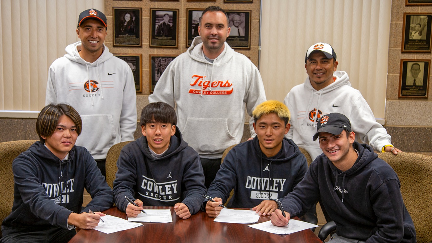 Tiger soccer players sign with four-year schools
