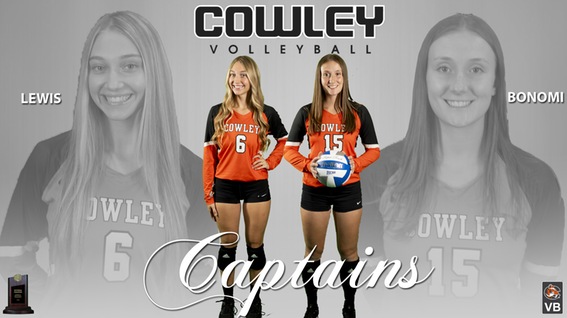 Cowley volleyball team names captains for 2024 season