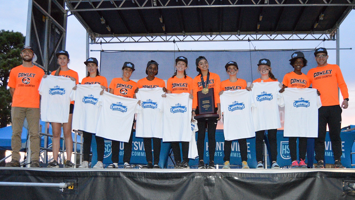 Cowley College women’s cross country team nabs second national title in past four years